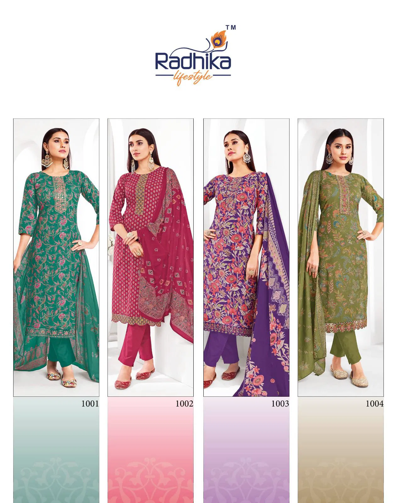 Cotton Craft Vol 1 By Radhika Cotton Kurti With Bottom Dupatta Wholesale Online